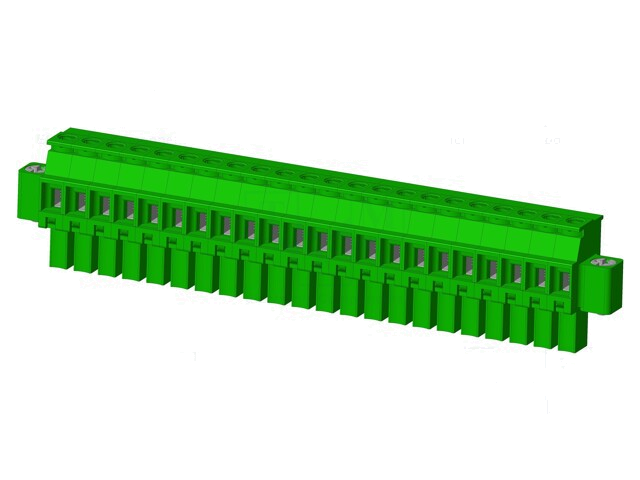 Connector: ontkoppelbare terminal strip; stekker; vrouwelijk Connector: ontkoppelbare terminal strip; stekker; vrouwelijk